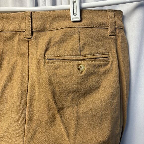 Lauren Ralph Lauren Adelle Womens Tan Trousers Size 6 Straight Leg Pants Stretch - Picture 4 of 9